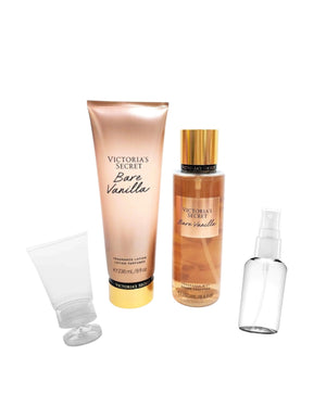 FRACIONADO DE 30ML- BARE VANILLA - VICTORIA SECRETS - HIDRATANTE + BODY SPLAS