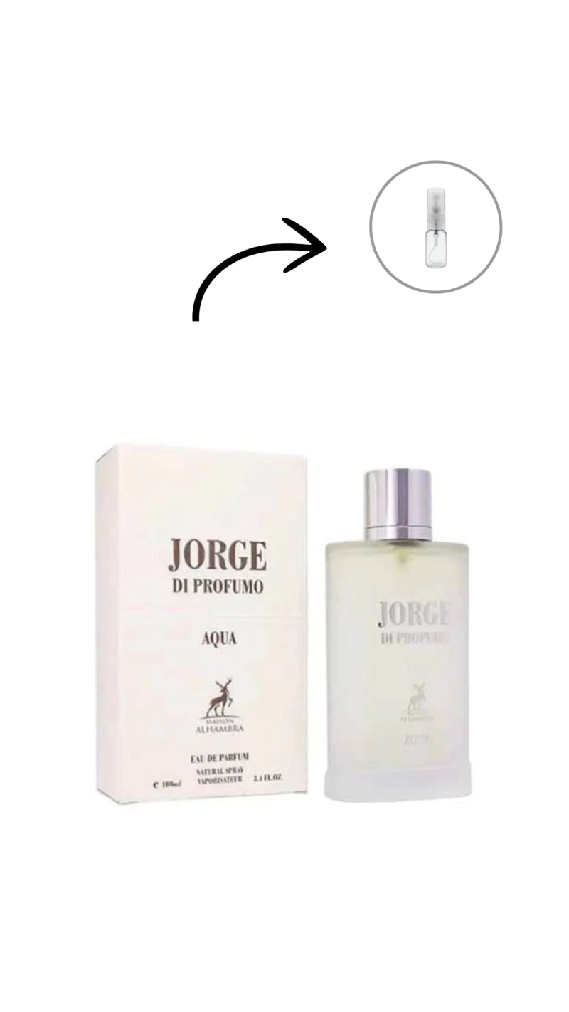 ALHAMBRA JORGE DI PROFUMO AQUA EDP - DECANTE