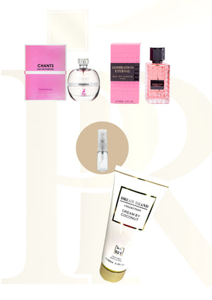 COMBO CHIQUISSIMO FEMININO - 5ML ADMIRATION + 5ML TENDERINA + 200ml HIDRATANTE 021