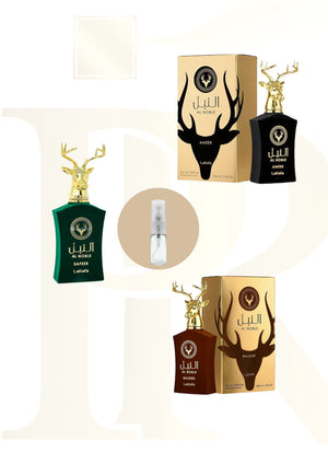 COMBO AL NOBLE MASCULINO 5ml (1Safeer, 1Ameer, 1 Wazeer)