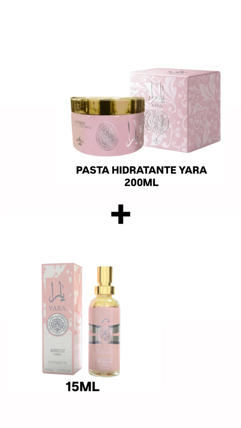 PASTA YARA ISABELLE 200ML + PERFUME YARA 15ML ISABELLE