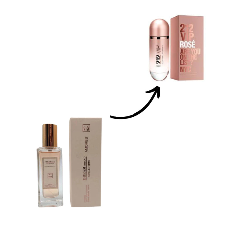 TUBETE 034 - 30ML - INSPIRAÇÃO DO 212 VIP ROSÉ