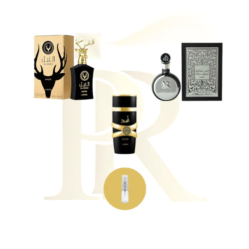 COMBO LUXO MASCULINO - 5ml (1Asad, 1Ameer, 1Fakhar black)