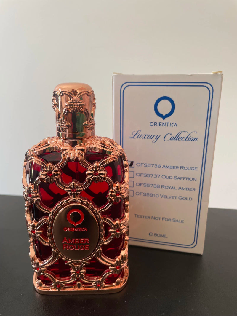 CAIXA TESTER 80ML AMBER ROUGE